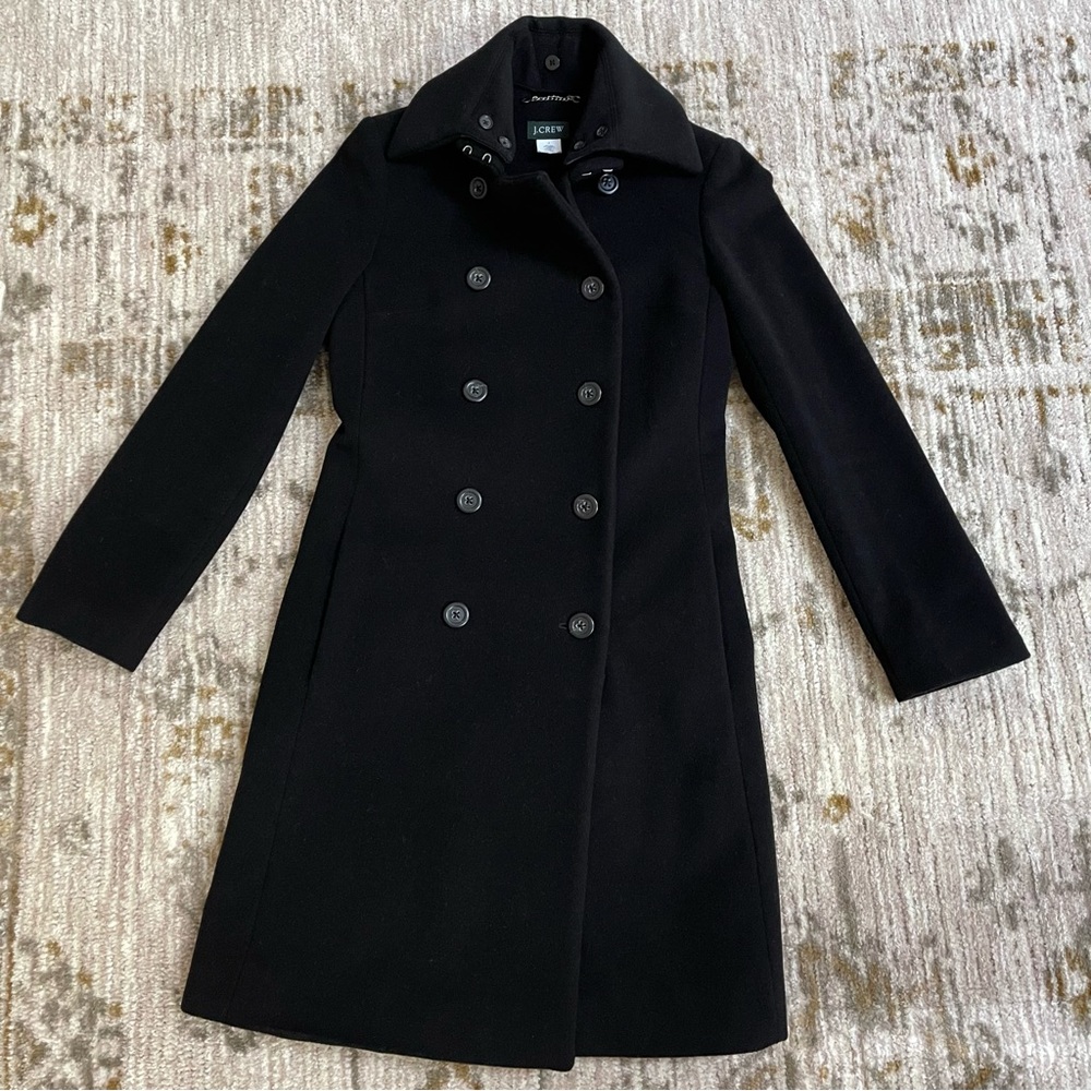 J. CREW Double Breasted Coat with Thinsulate